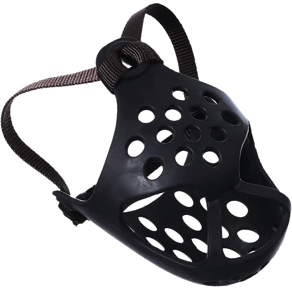 NEW Real Innovations Short Snout Dog Muzzle – Silicone Soft Muzzle for Dogs